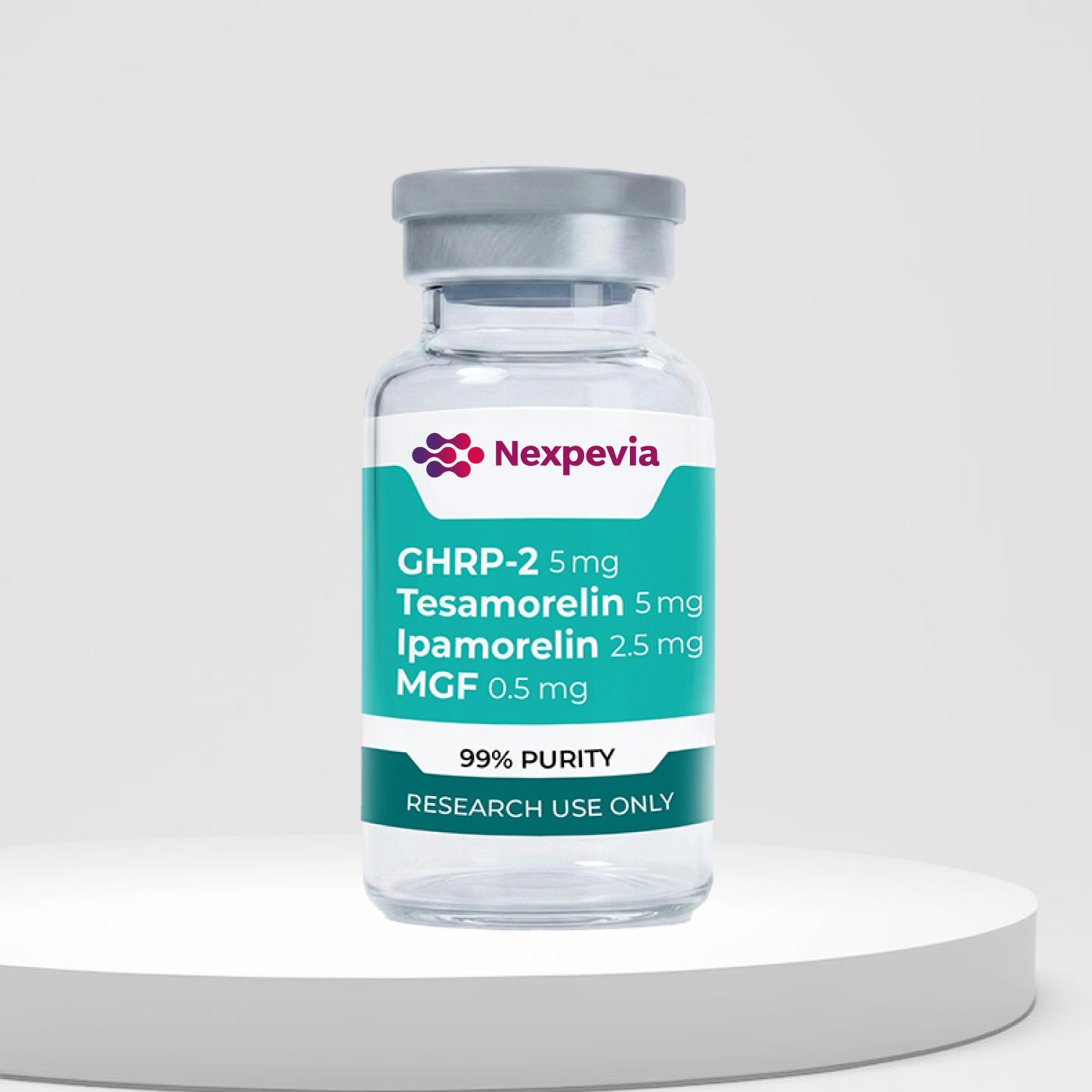 4X-BOTTLE 4X – Tesamorelin | Ipamorelin | MGF | GHRP-2 - Image 1