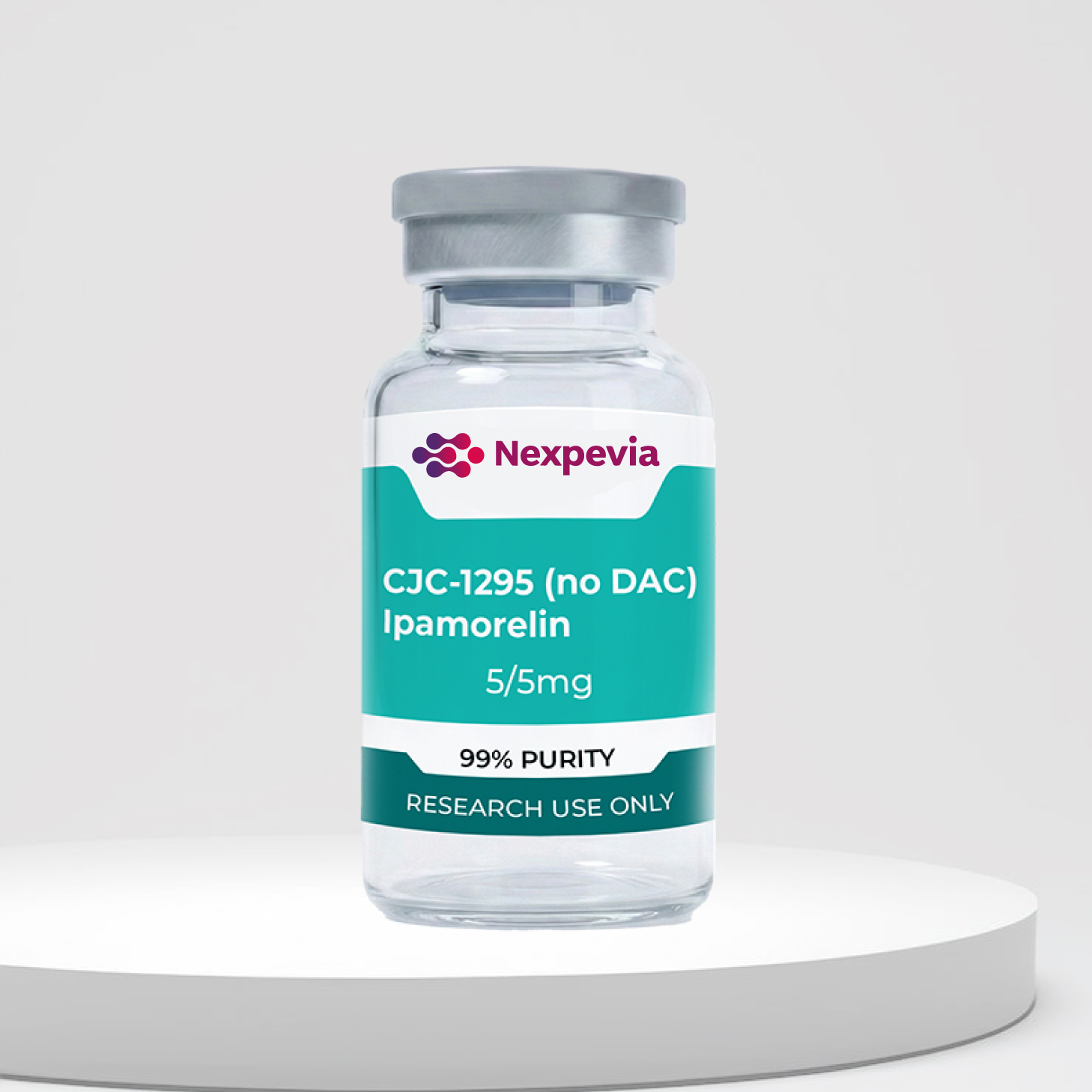 CJC-1296-no-DACIPAMORELIN-BOTTLE CJC-1295 (no DAC) | Ipamorelin | 5/5mg - Image 1